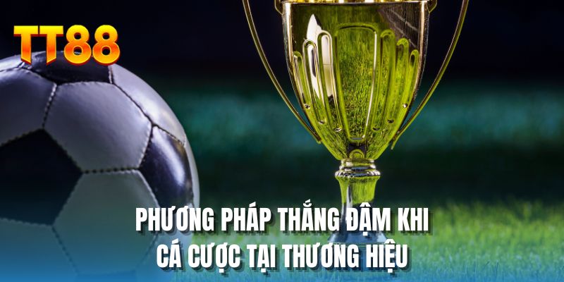 Phương pháp thắng đậm khi cá cược tại thương hiệu